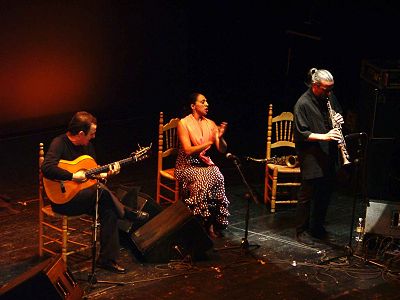 Gerardo Núñez, Carmen Cortés y Perico Sambeat