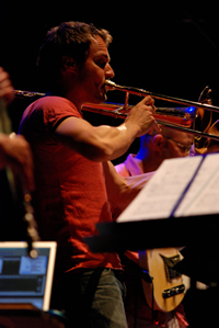 Stockhausen & Scodanibbio. Foto: Xacobe Casal Nils Wogram. Foto: Xacobe Casal