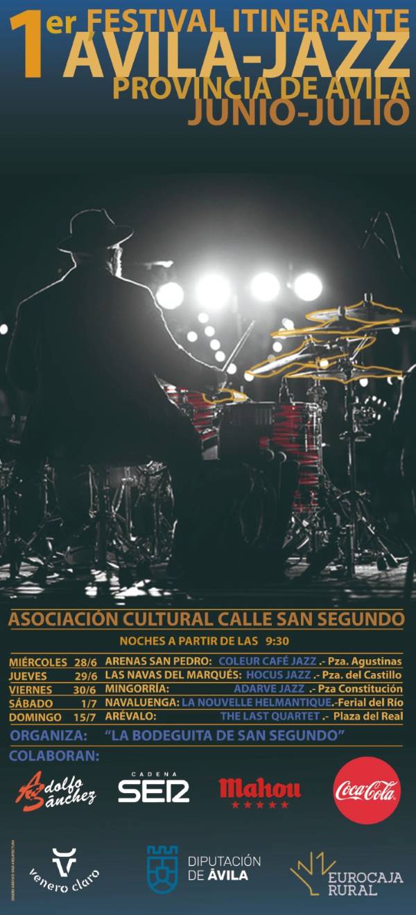 Primer Festival Itinerante Ávila Jazz 2023 (Provincia de Ávila. 28 de